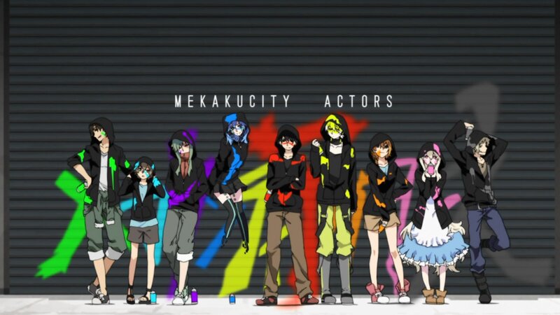 Anime Characters in Hoodies — Black