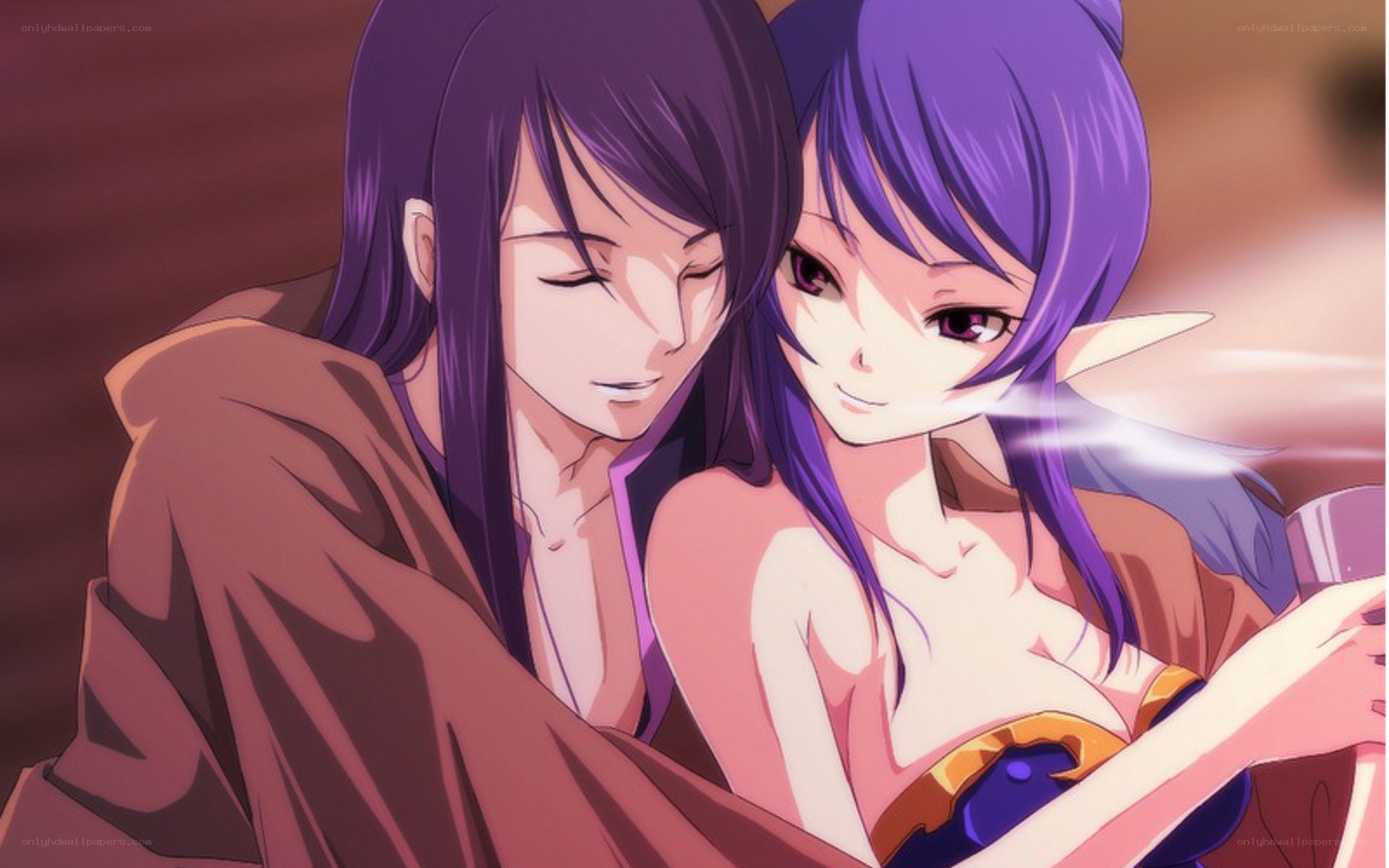 anime characters in intimate moment