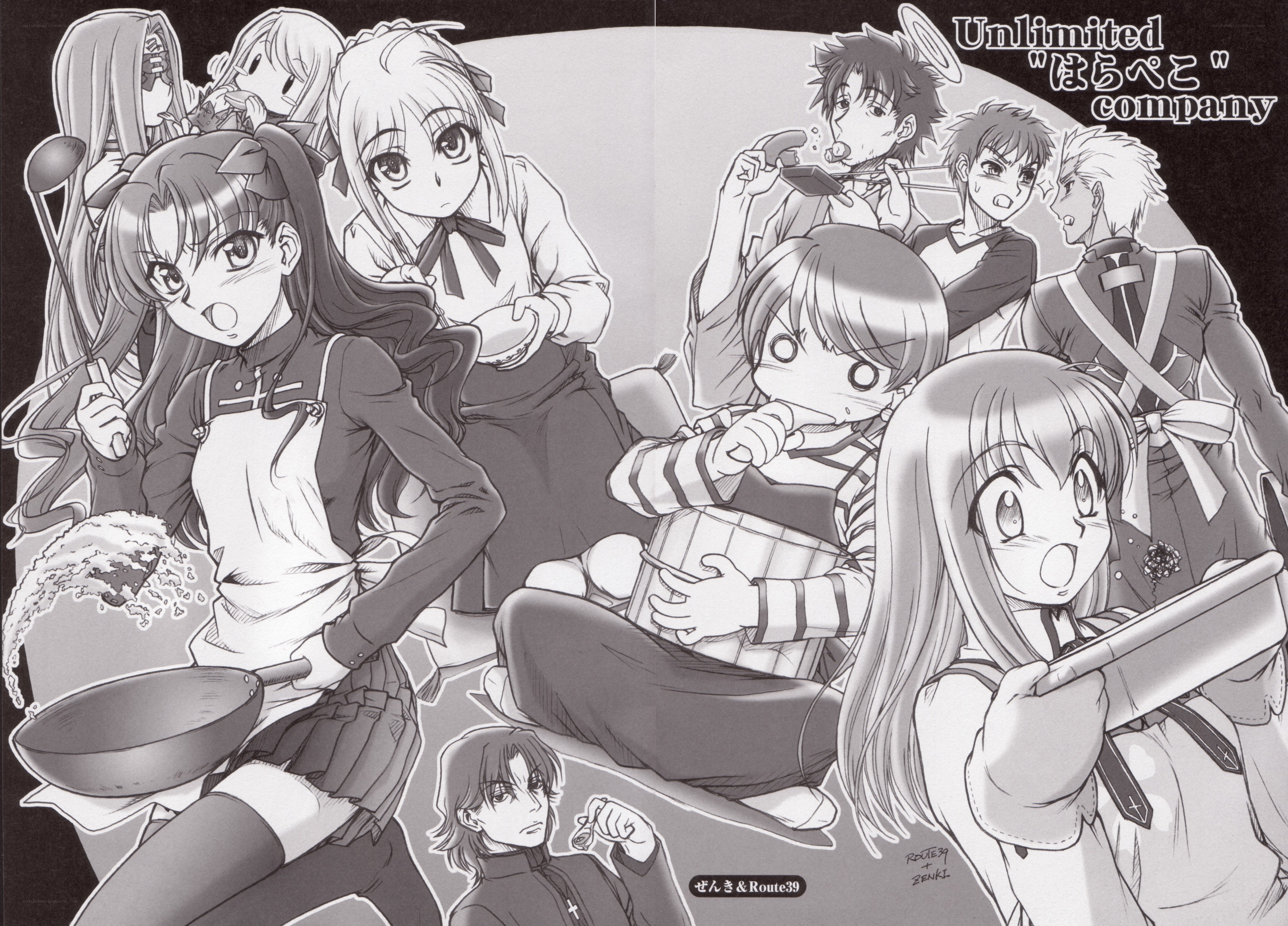 anime characters in kitchen chaos