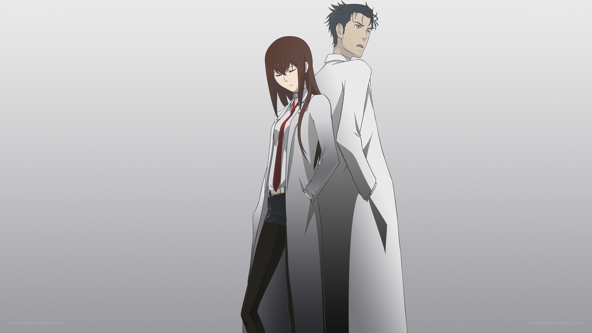 anime characters in lab coats