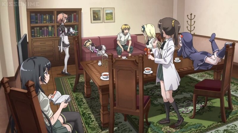 Anime Characters in Living Room — Green