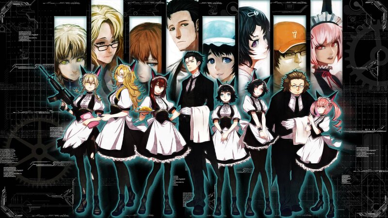 Anime Characters in Maid Outfits — Black