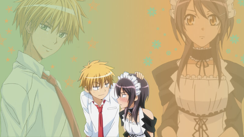 Anime Characters in Maid Outfits — Green
