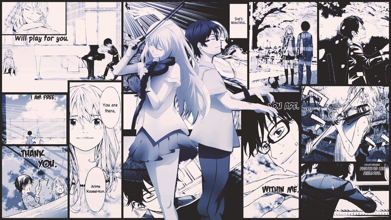 Anime Characters in Manga Panels