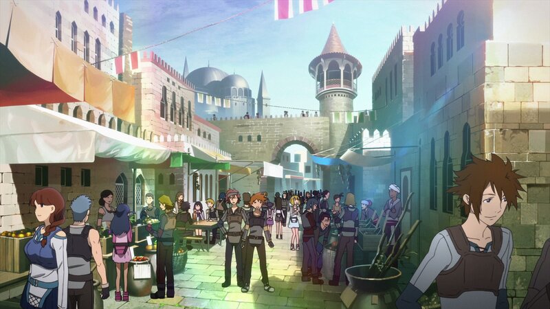 Anime Characters in Market — Green