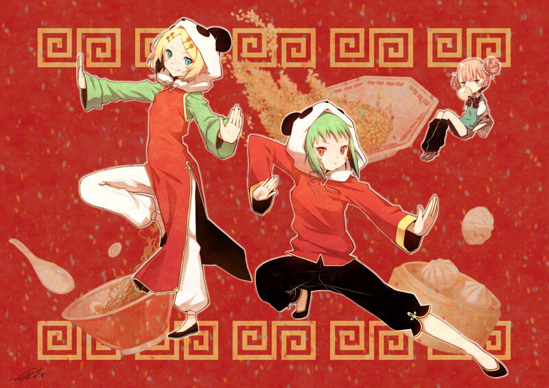 Anime Characters in Martial Arts — Red