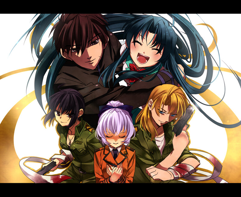 Anime Characters in Military Uniforms — Green