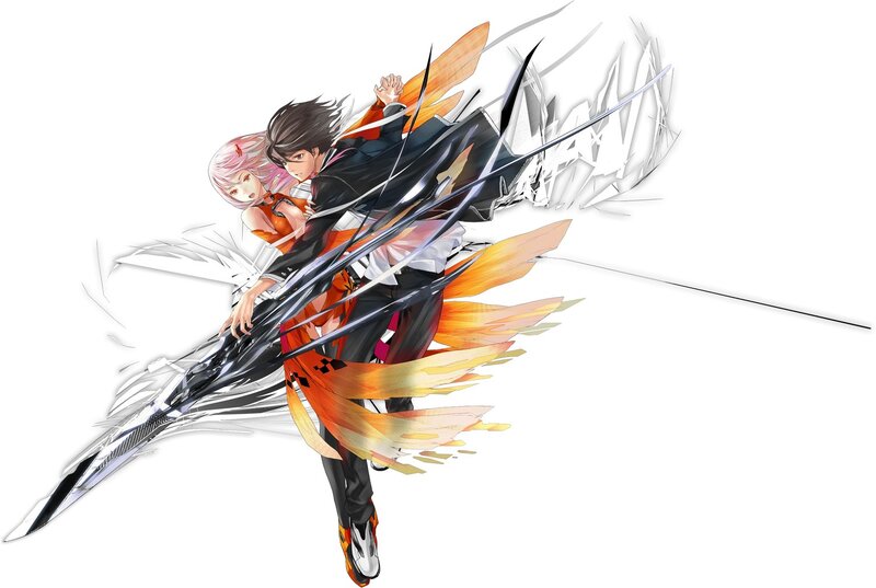 Anime Characters in Motion — Black, Dynamic, Digital Art