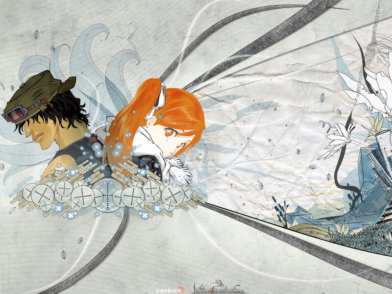 Anime Characters in Motion — Orange, Dynamic