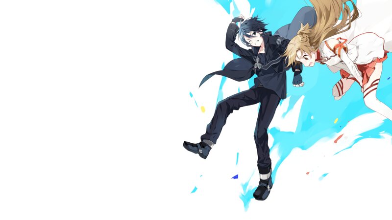 Anime Characters in Motion — White, Dynamic, Action