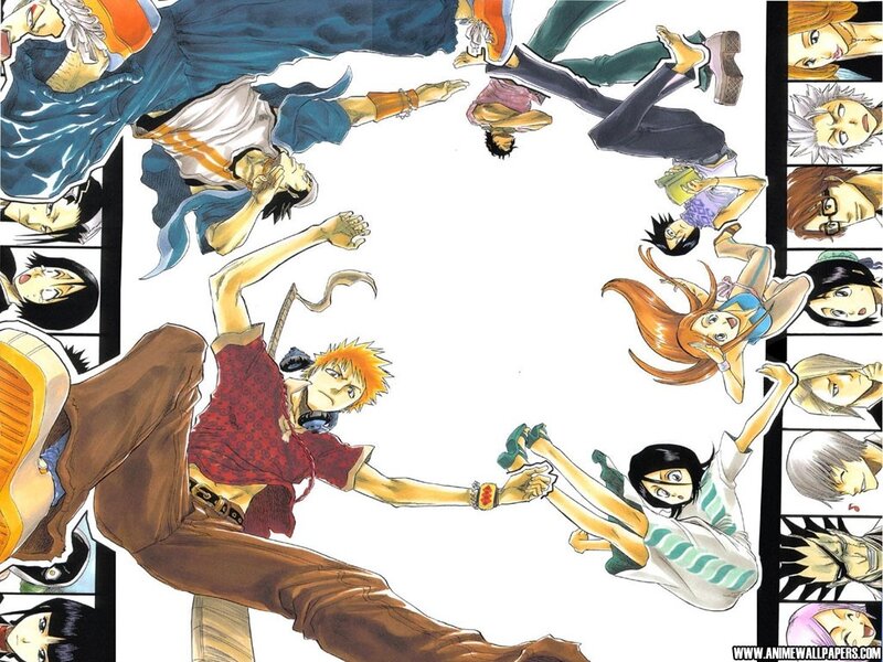 Anime Characters in Motion — White, Dynamic, Manga
