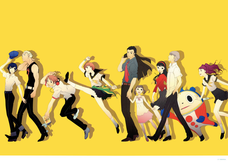 Anime Characters in Motion — Yellow