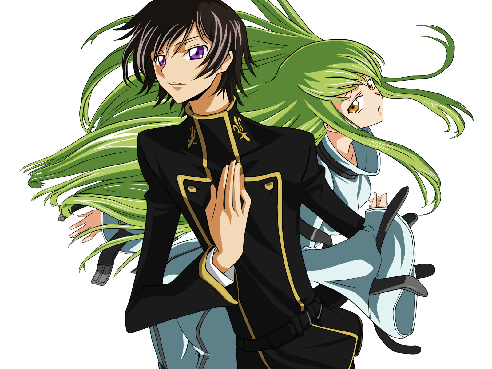 anime characters in motion