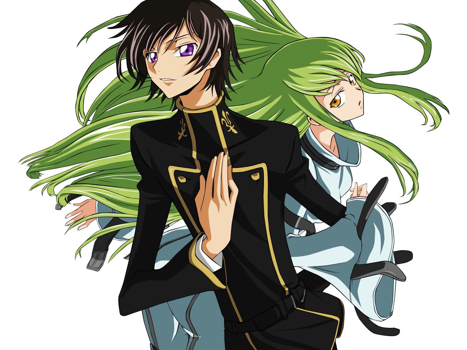 anime characters in motion