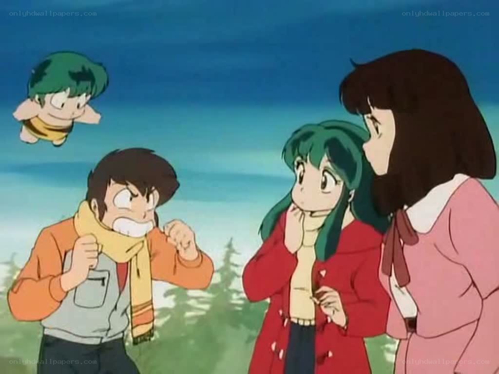 anime characters in outdoor scene
