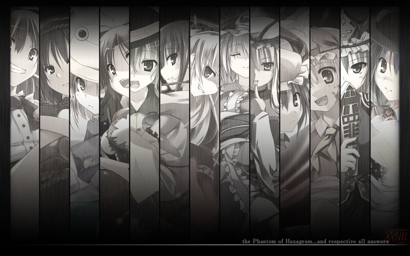 Anime Characters in Panels — Black, Dramatic, Manga, Anime Art