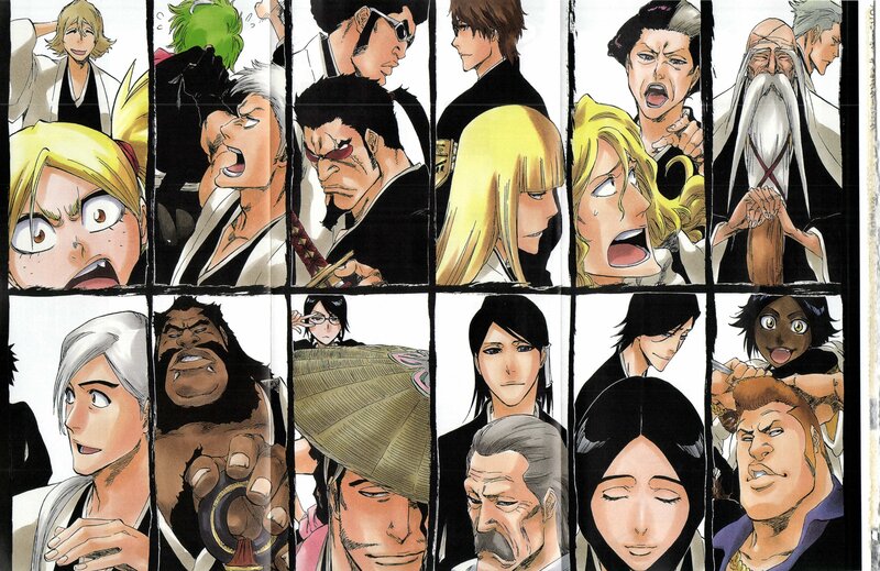 Anime Characters in Panels — Black, Dramatic, Manga, Manga Panels, Expressions