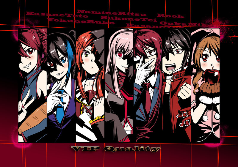 Anime Characters in Panels — Black, Dramatic, Manga