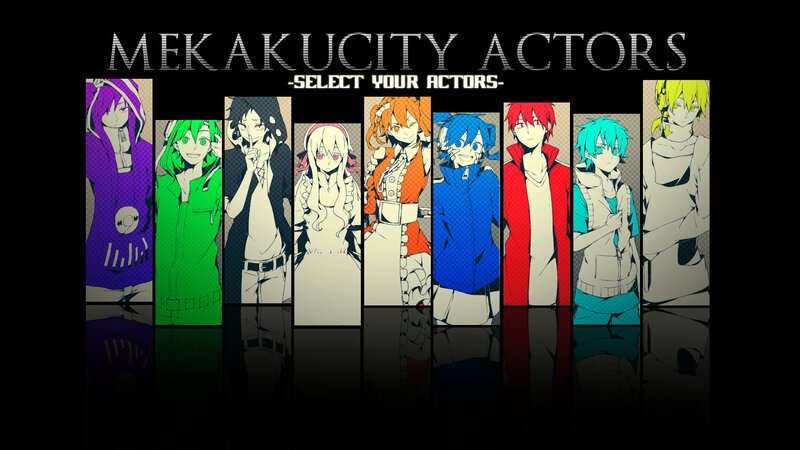 Anime Characters in Panels — Black, Dramatic, Text, Reflection