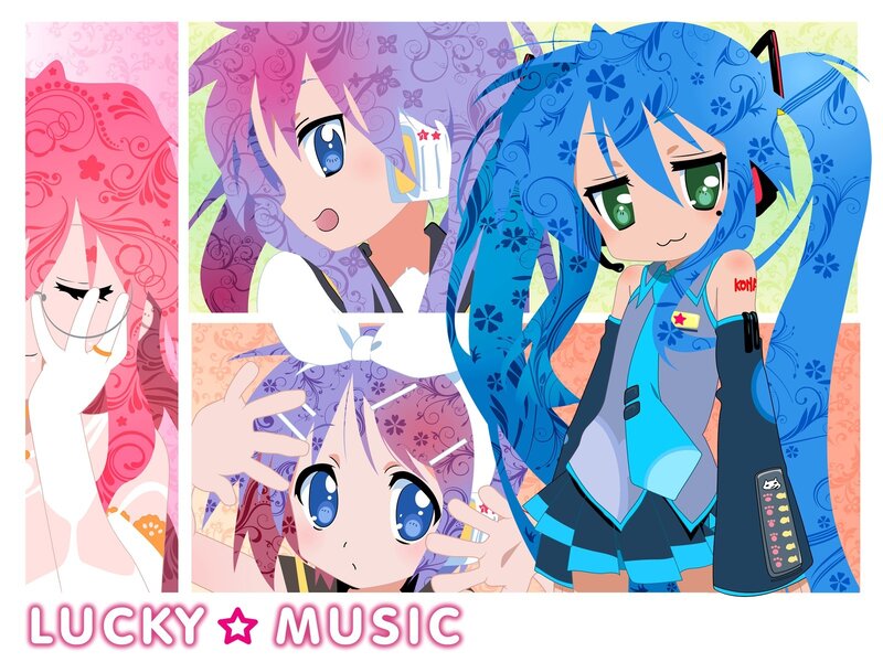 Anime Characters in Panels — Blue, Playful