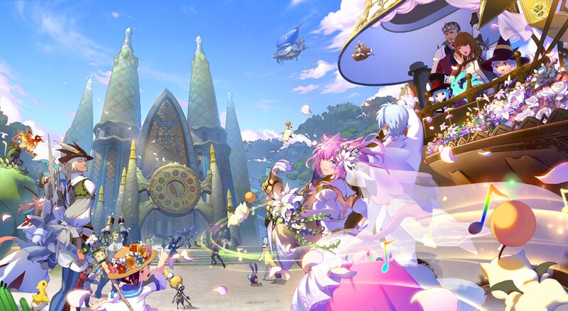 Anime Characters in Parade