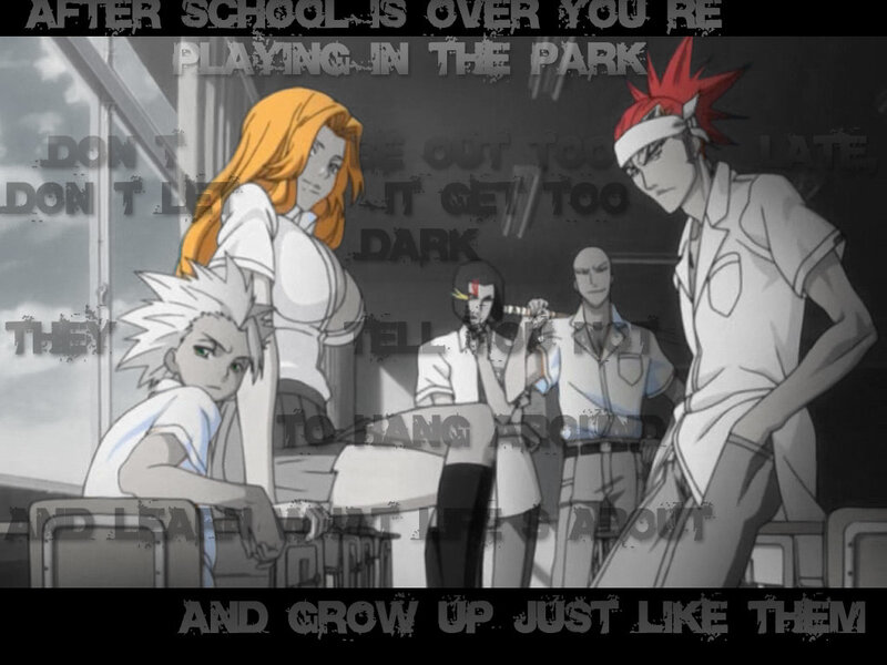Anime Characters in Park — Gray