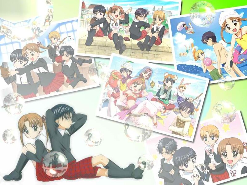 Anime Characters in Photos — White