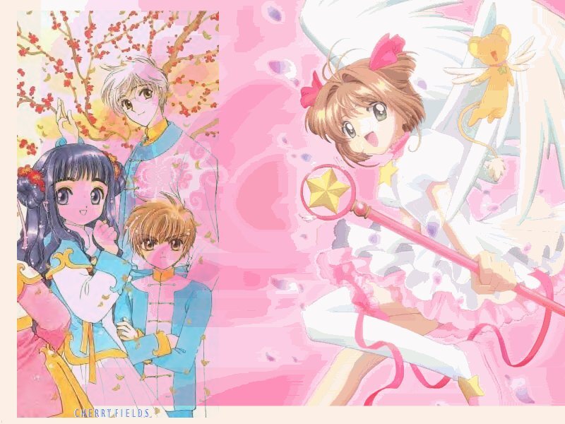 Anime Characters in Pink — Whimsical