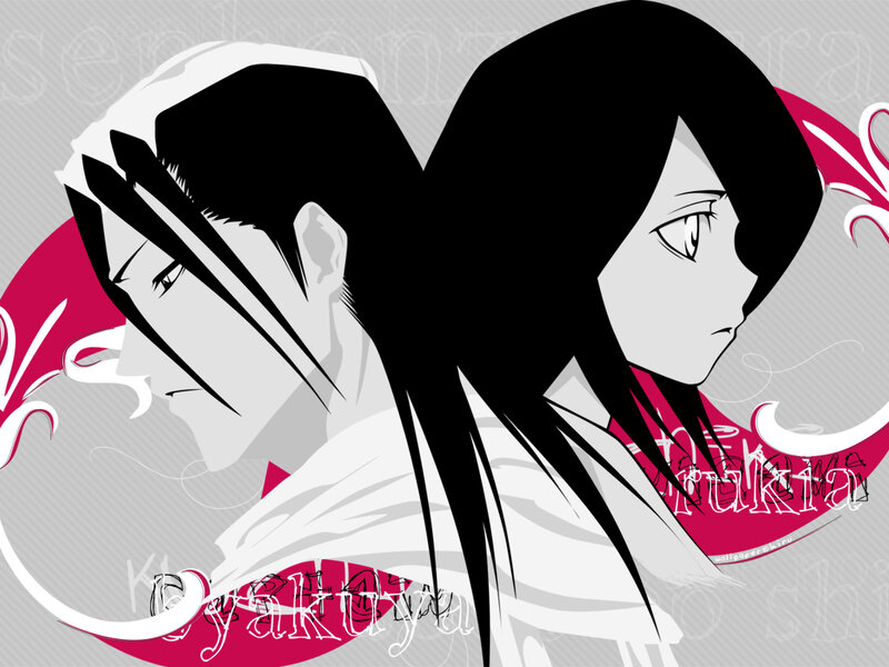 Anime Characters in Profile — Black