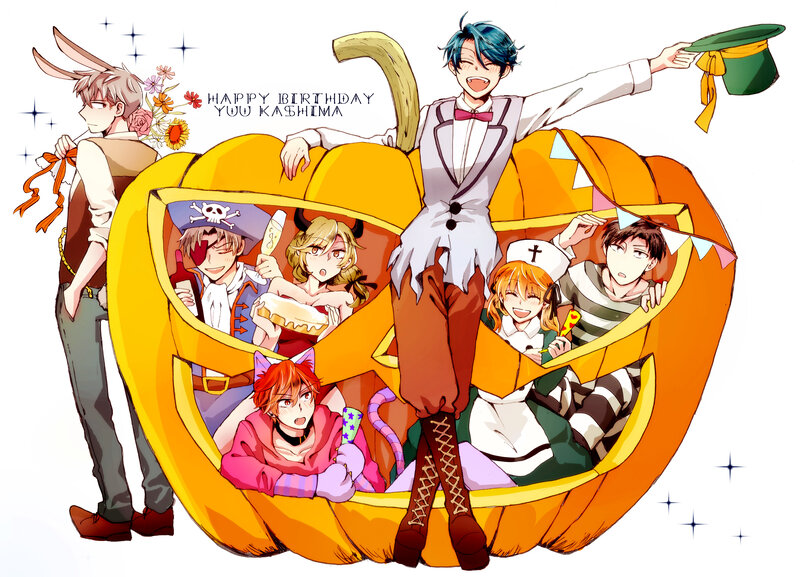 Anime Characters in Pumpkin