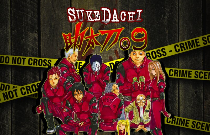 Anime Characters in Red Suits — Dramatic, Manga