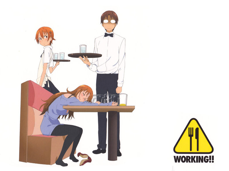 Anime Characters in Restaurant