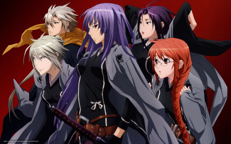 Anime Characters in Robes — Red