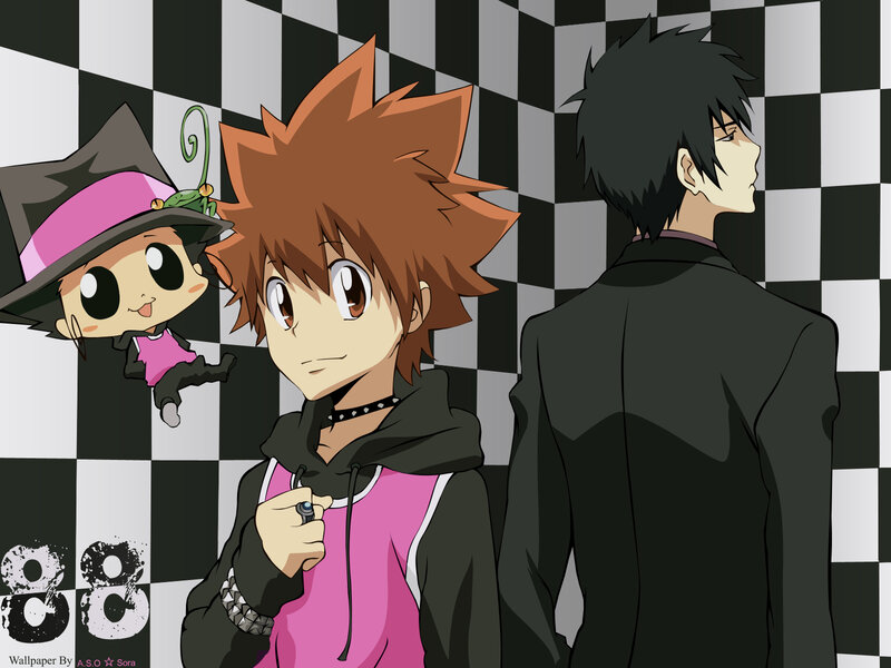Anime Characters in Room — Black