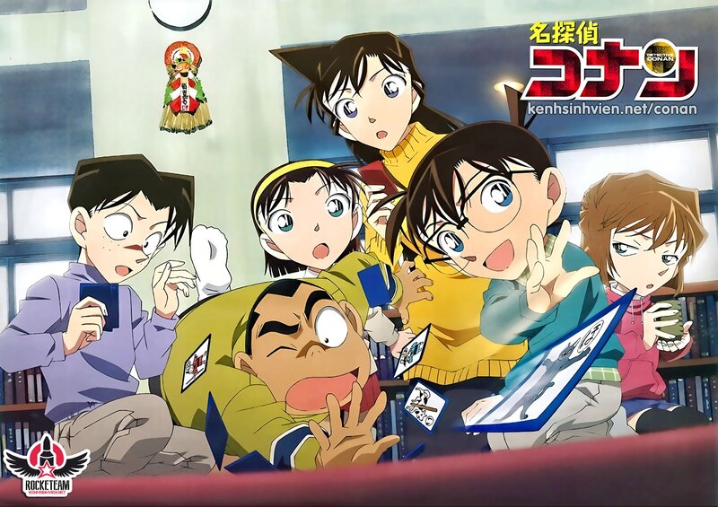 Anime Characters in Room — Blue, Surprised