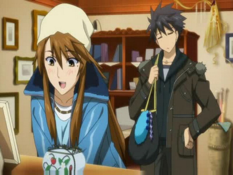 Anime Characters in Room — Blue