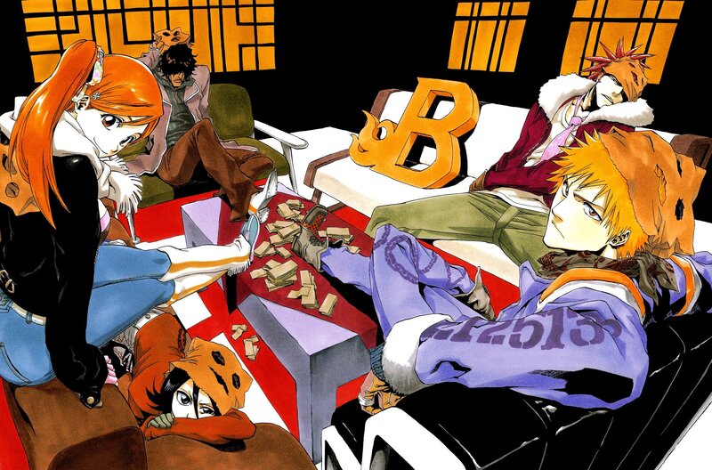 Anime Characters in Room — Orange