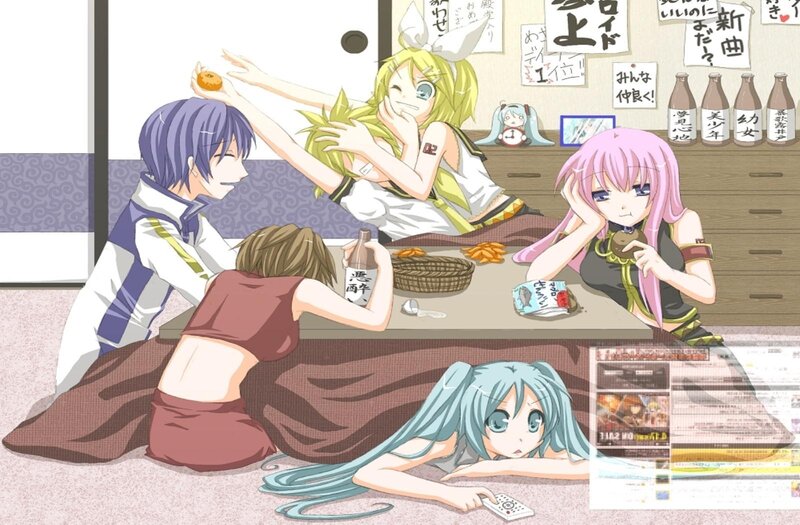 Anime Characters in Room