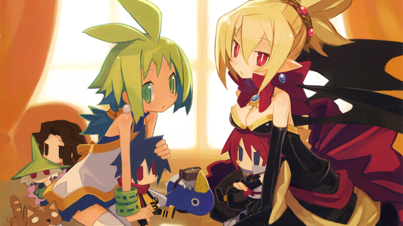 Anime Characters in Room — Yellow, Calm