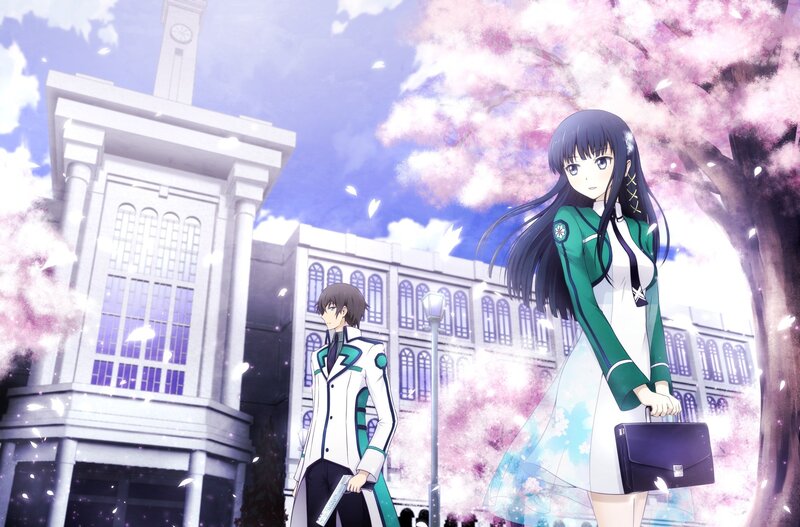 Anime Characters in School — Pink