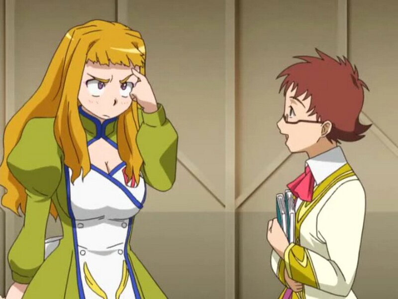 anime characters in school uniforms
