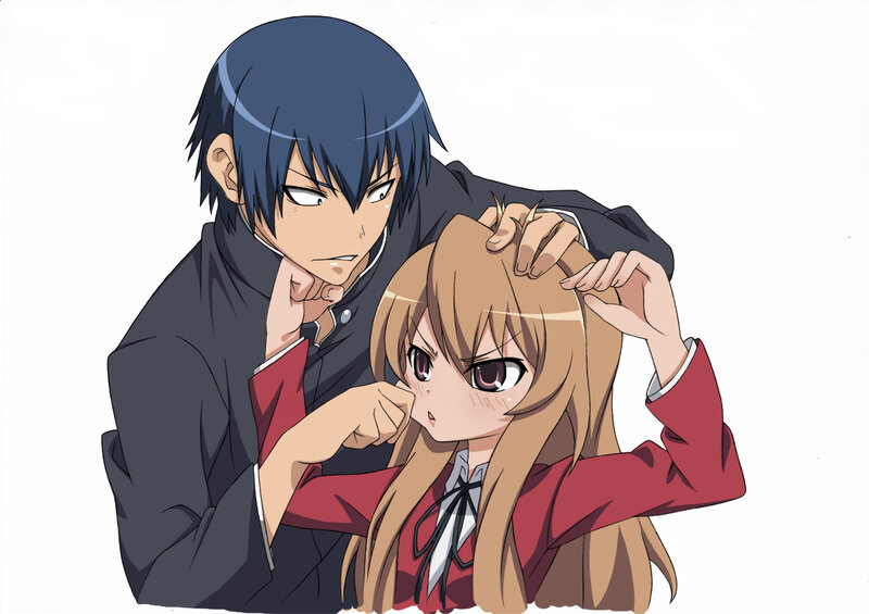 anime characters in school uniforms