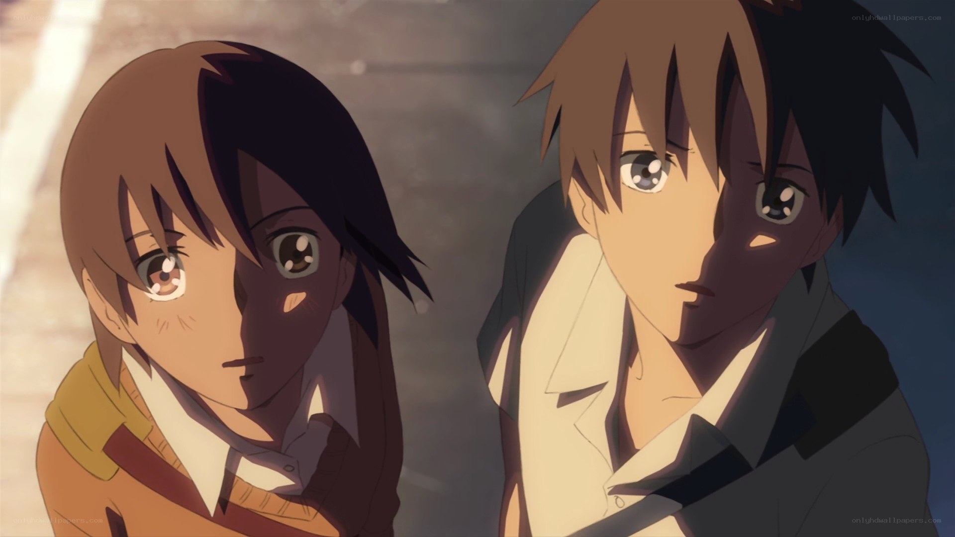 anime characters in school uniforms