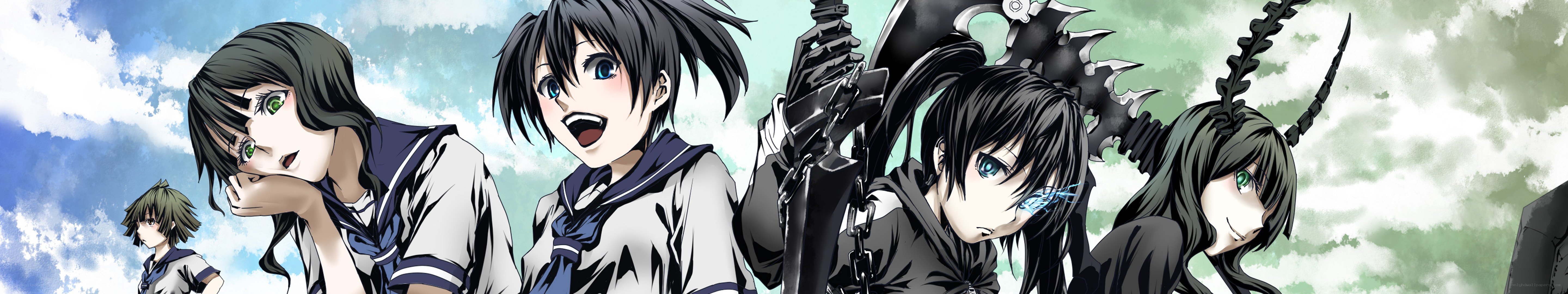anime characters in school uniforms