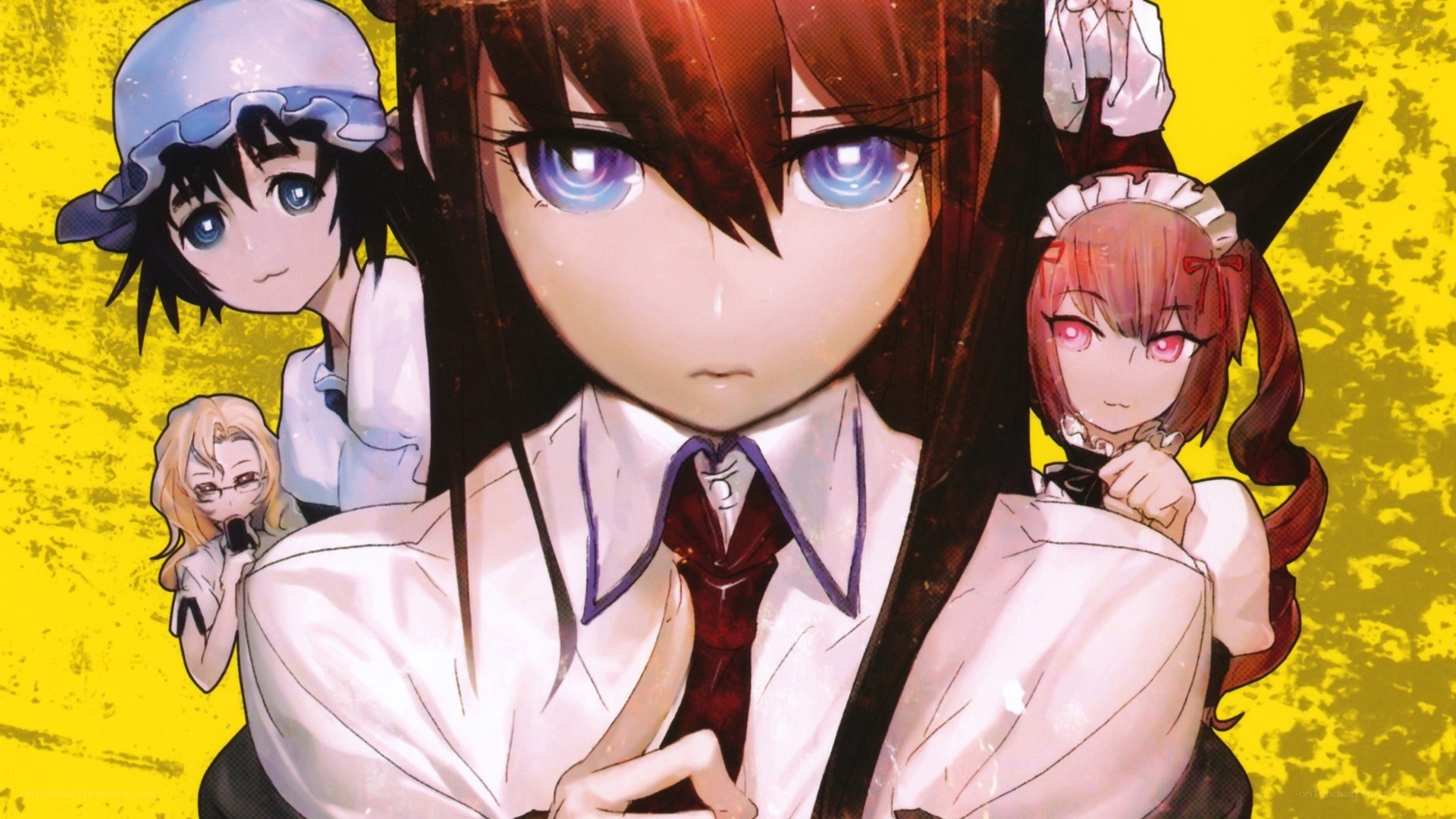 anime characters in school uniforms