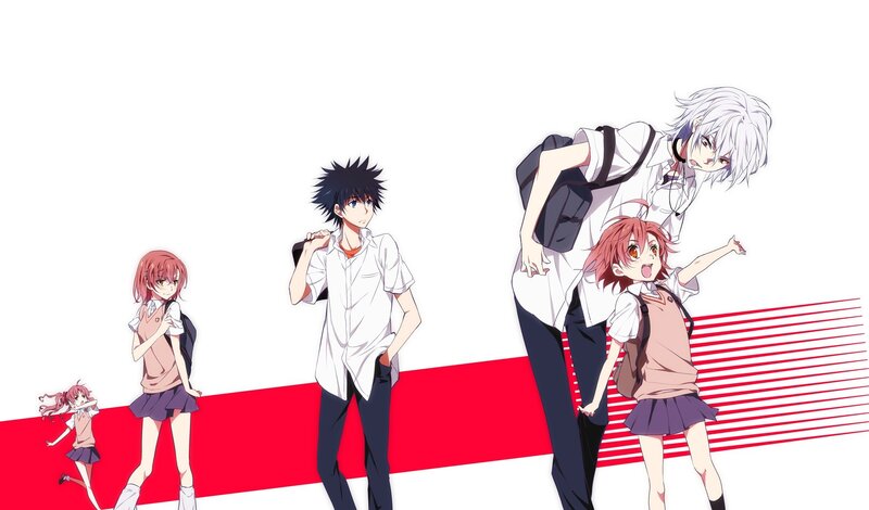 anime characters in school uniforms