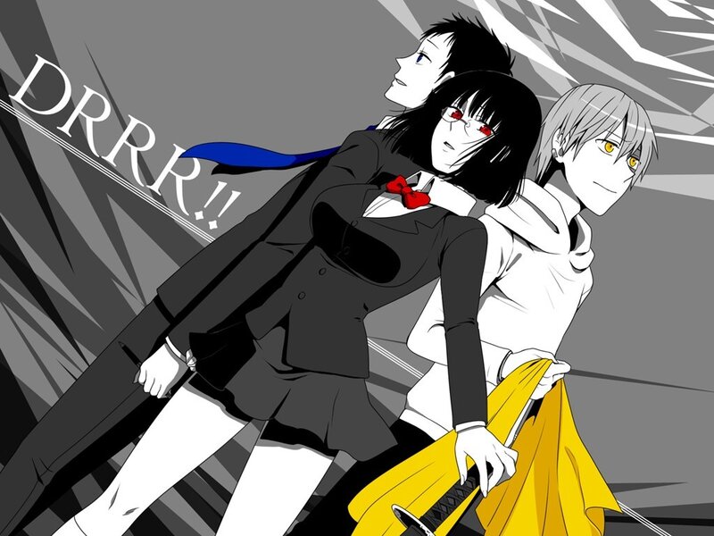 anime characters in school uniforms