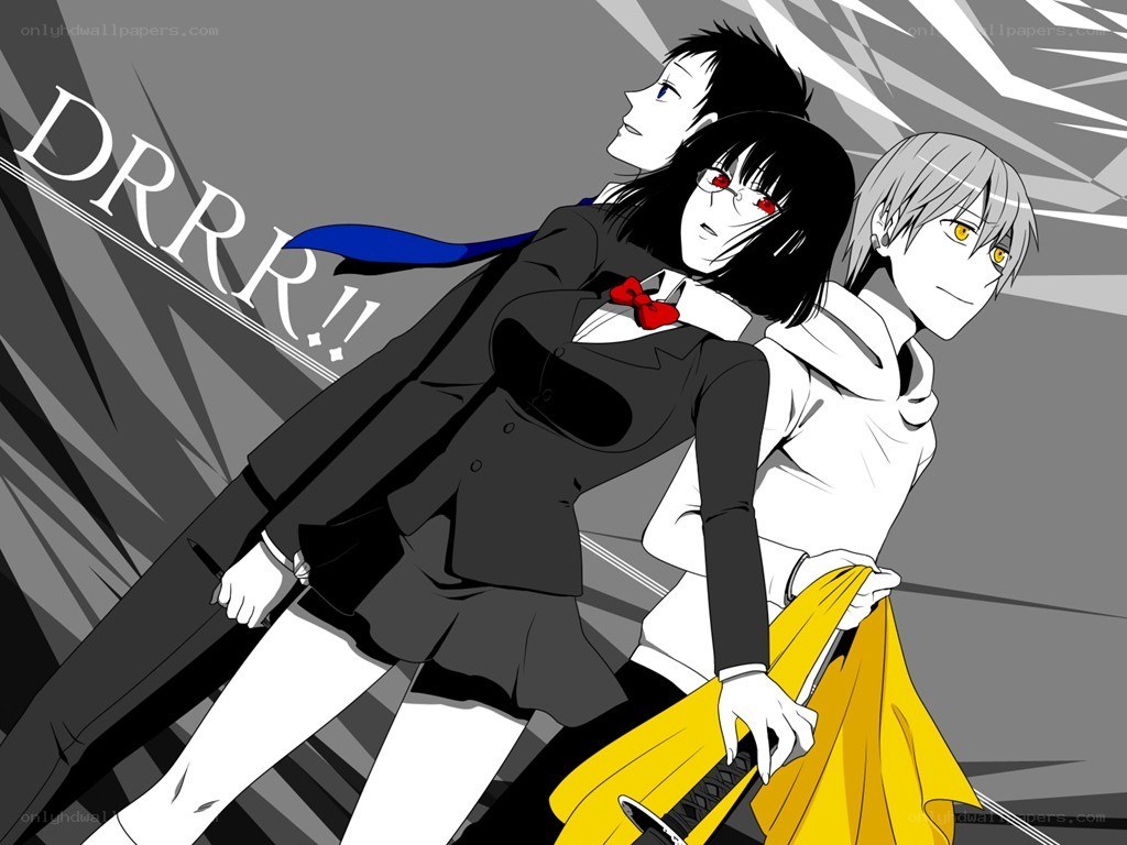anime characters in school uniforms