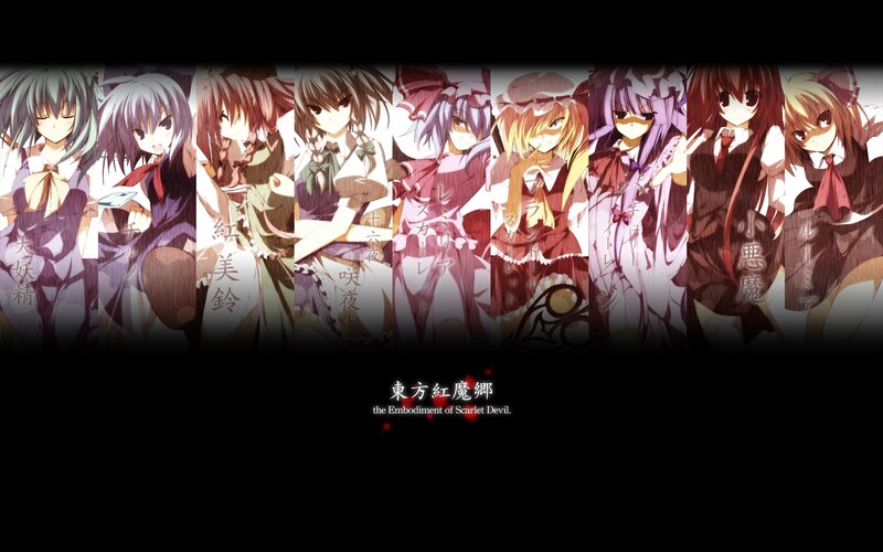 Anime Characters in School Uniforms — Black, Dramatic, Night, School Uniform
