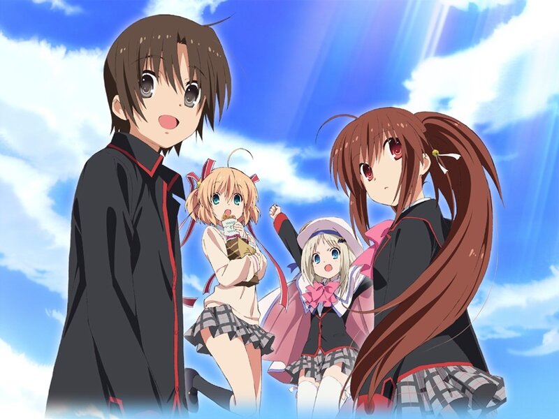 Anime Characters in School Uniforms — Blue, Bright, Cheerful